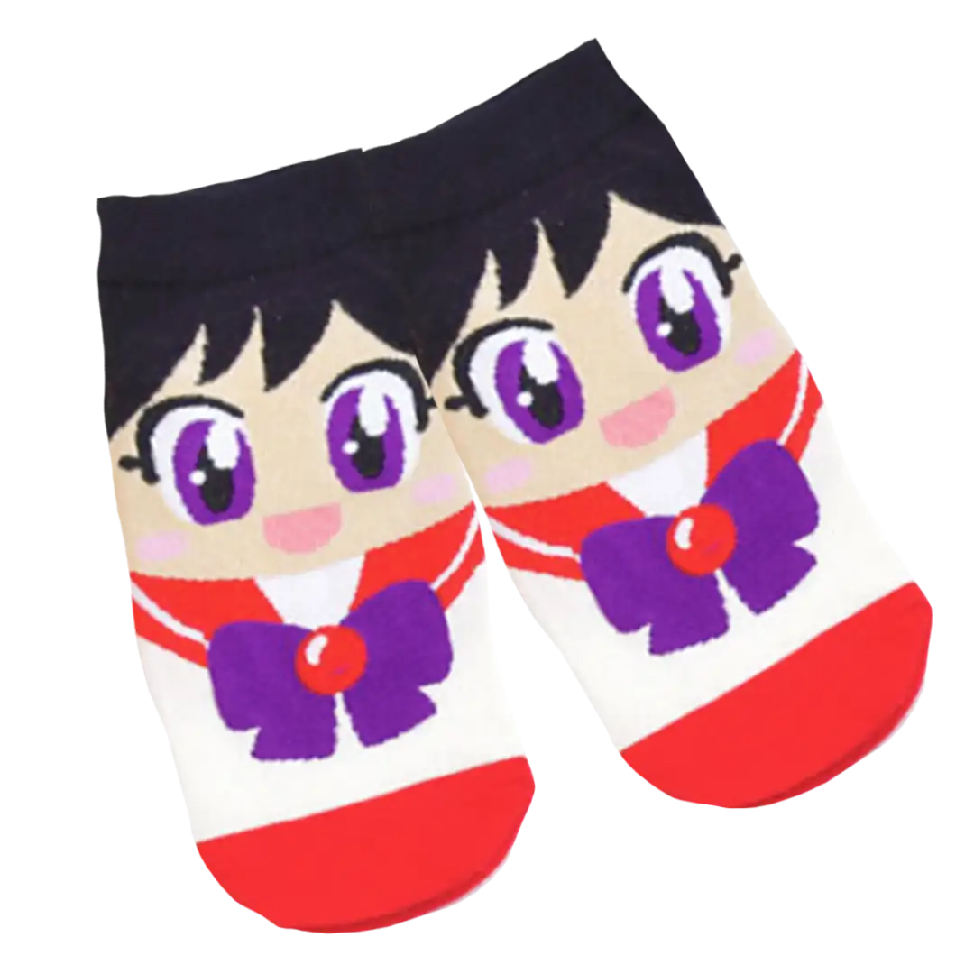 Calcetines - Sailor Mars (Sailor Moon) | Talla única | 1 par