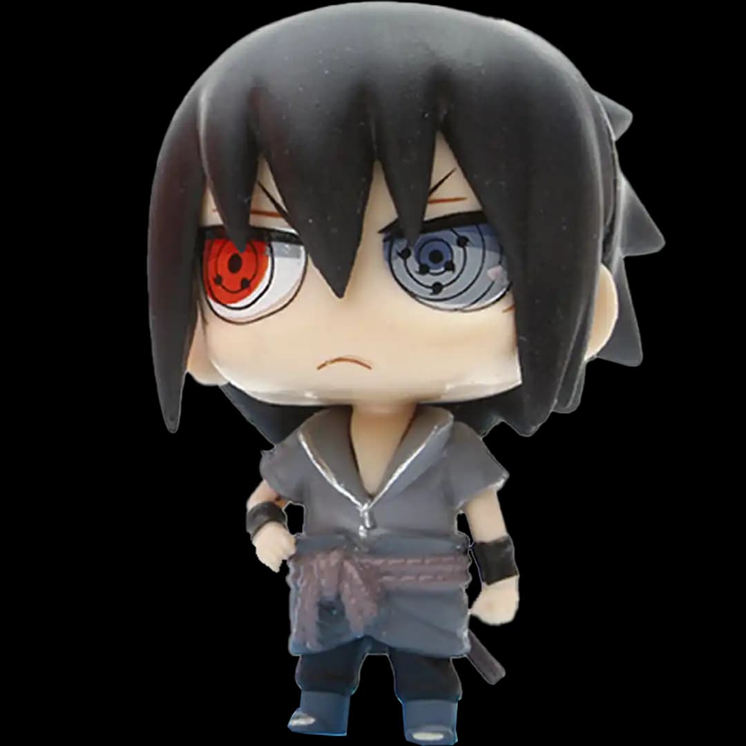 Figura Chibi - Sasuke (Naruto) | PVC | 7 cm