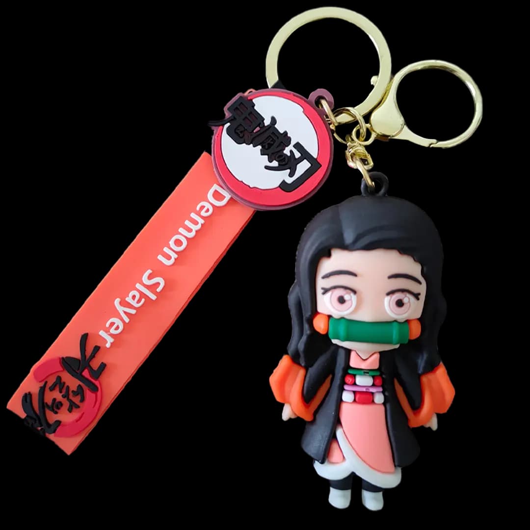 Llavero ChibiCharms - Nezuko (Kimetsu no Yaiba) | PVC | 9 cm