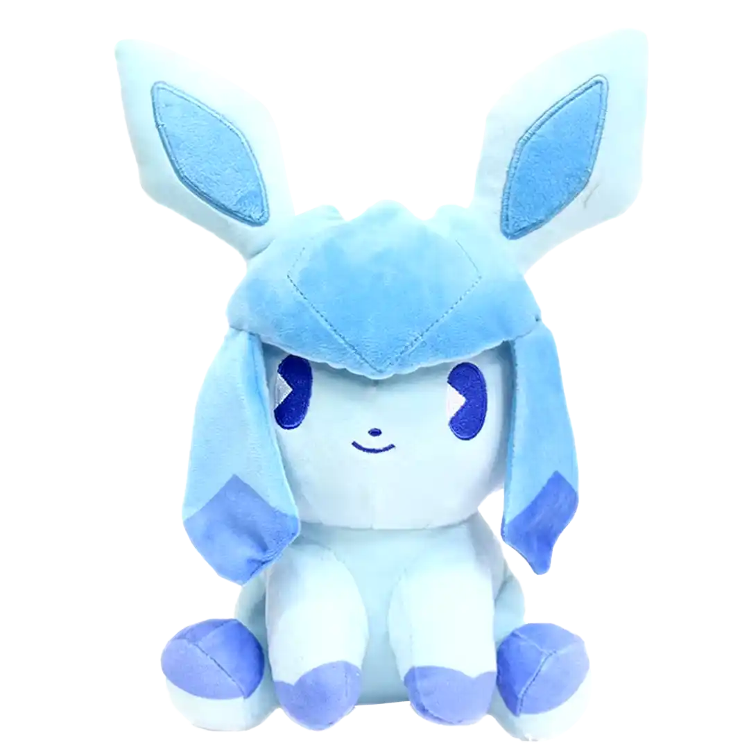 Peluche Glaceon Chibi (Pokémon) | Felpa Suave | 20 cm