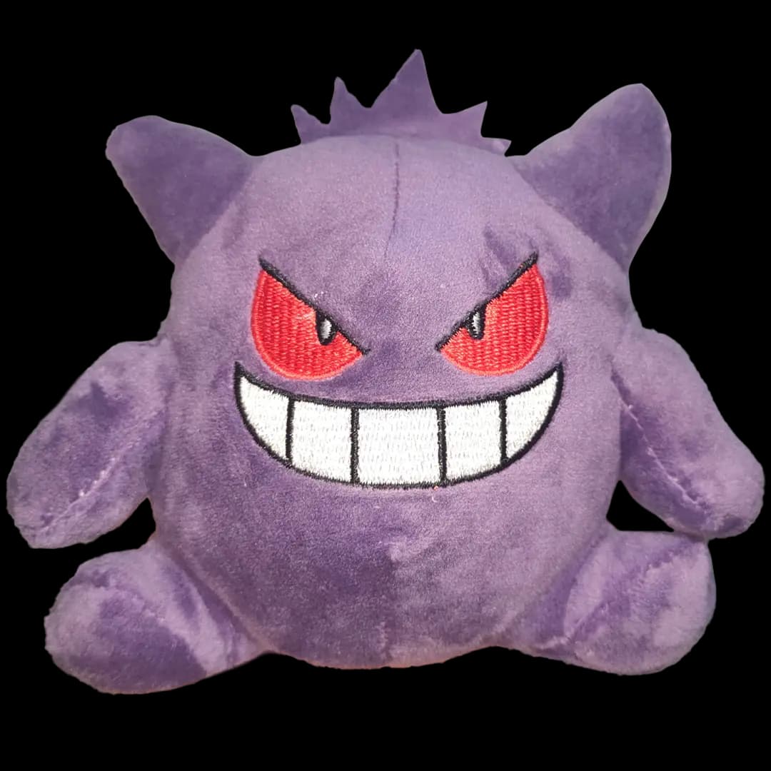 Peluche Llavero - Gengar Chibi (Pokémon) | Felpa Suave | 12 cm