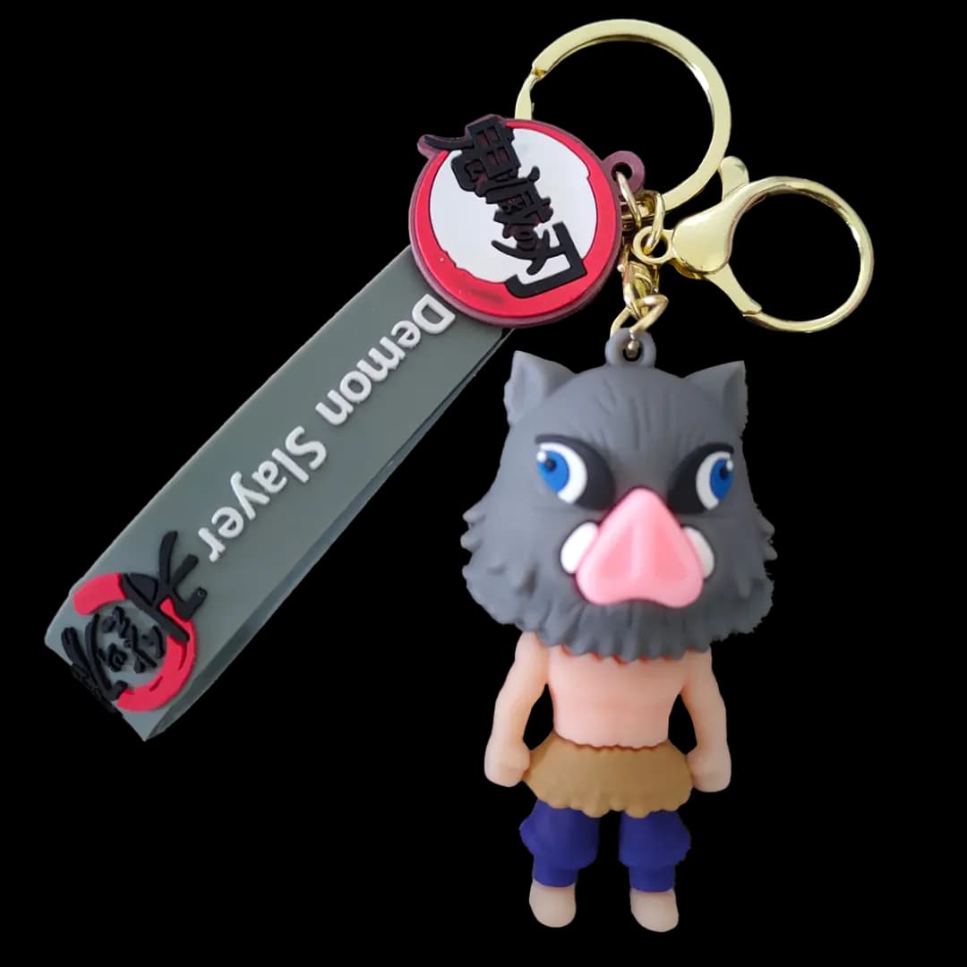 Llavero ChibiCharms - Inosuke (Kimetsu no Yaiba) | PVC | 9 cm