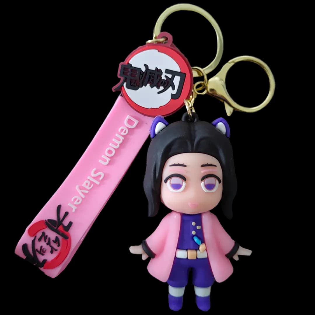 Llavero ChibiCharms - Shinobu Kocho (Kimetsu no Yaiba) | PVC | 9 cm