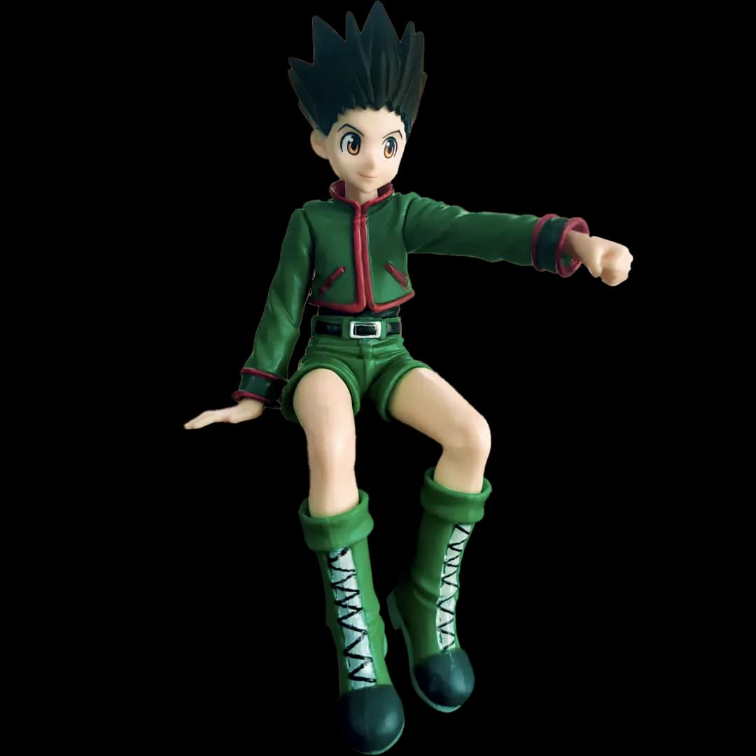 Figura Gon Sentado (Hunter x Hunter) | PVC | 13 cm
