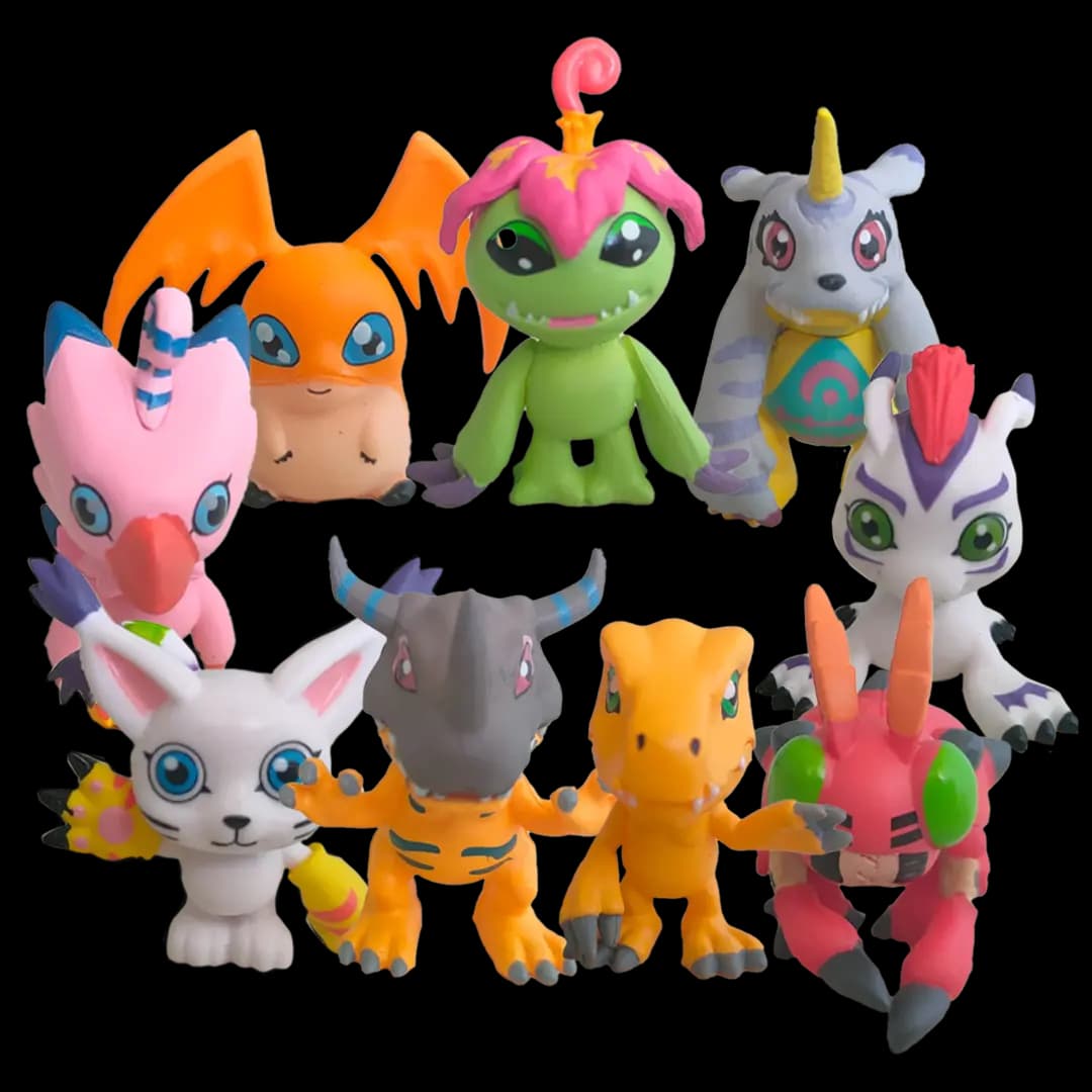 Figura Figuras - Set 9 Adventure (Digimon) | PVC | 5 cm