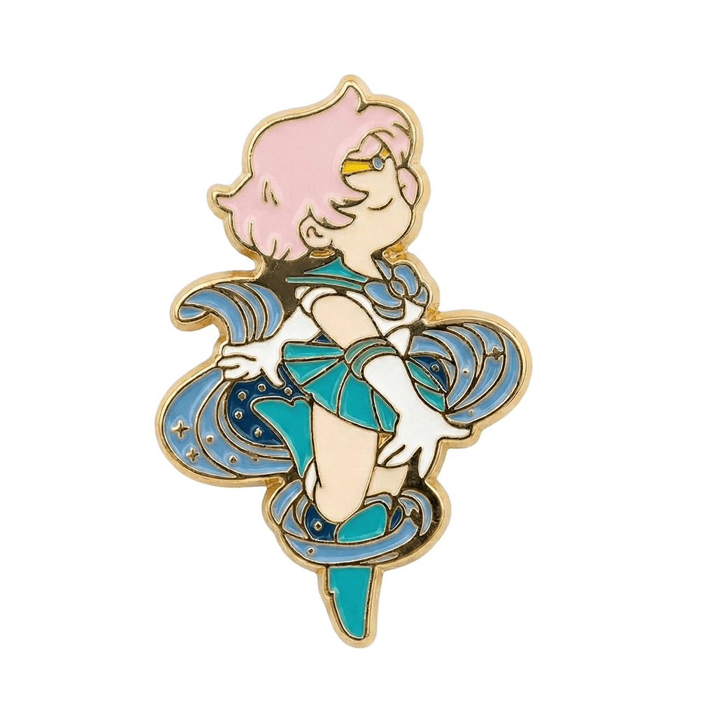 Pin metálico Sailor Moon | Sailor Mercury | 4,3 cm