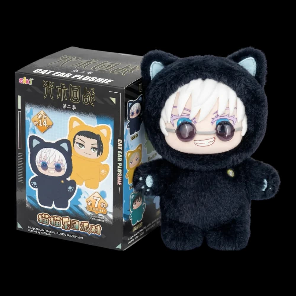Blind Box Peluche Jujutsu Kaisen Cat Ear Series 14cm