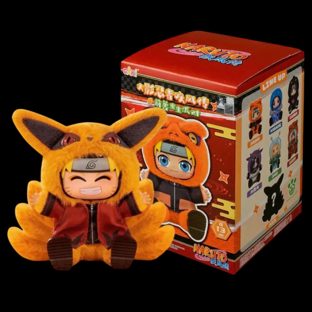 Blind Box Peluche Naruto Sit-in Party Konohagakure Sannin 13cm