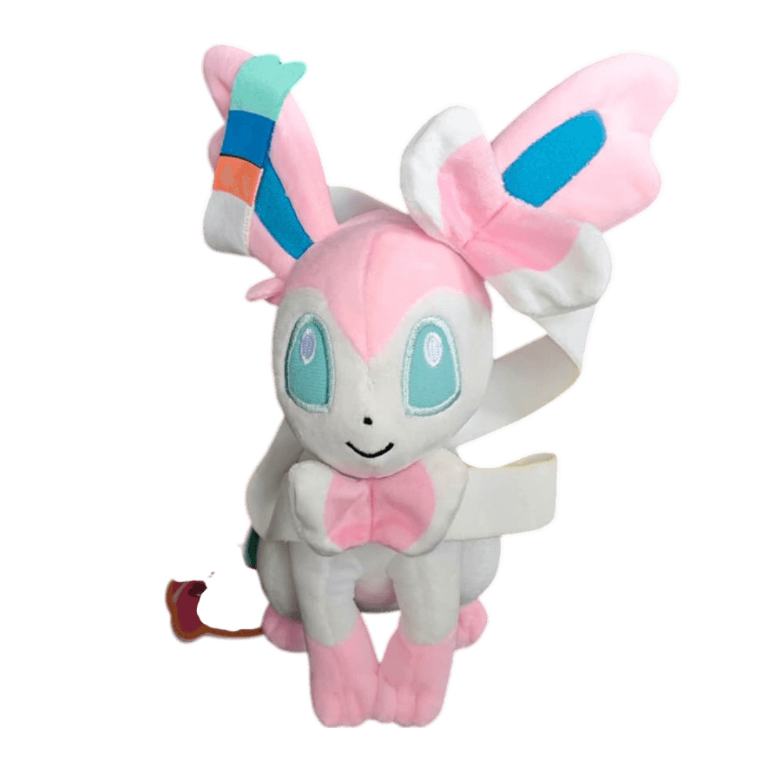 Peluche Sylveon Sentado(Pokémon) | Felpa Suave | 15 cm